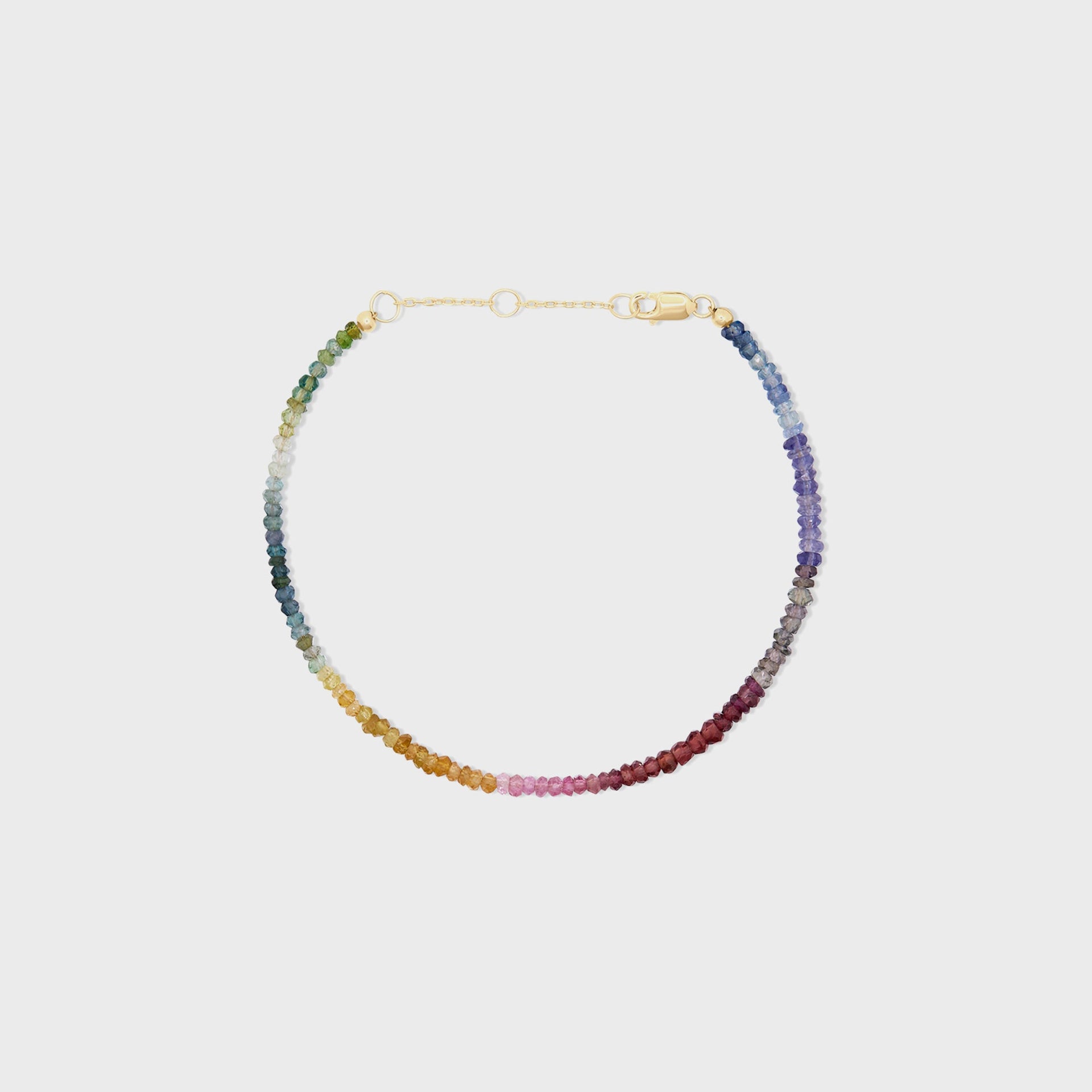SHASHI Natasha Gemstone Bracelet - Muted Rainbow