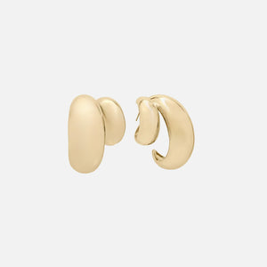 SHASHI Double Tsuki Hoop Earring - Gold