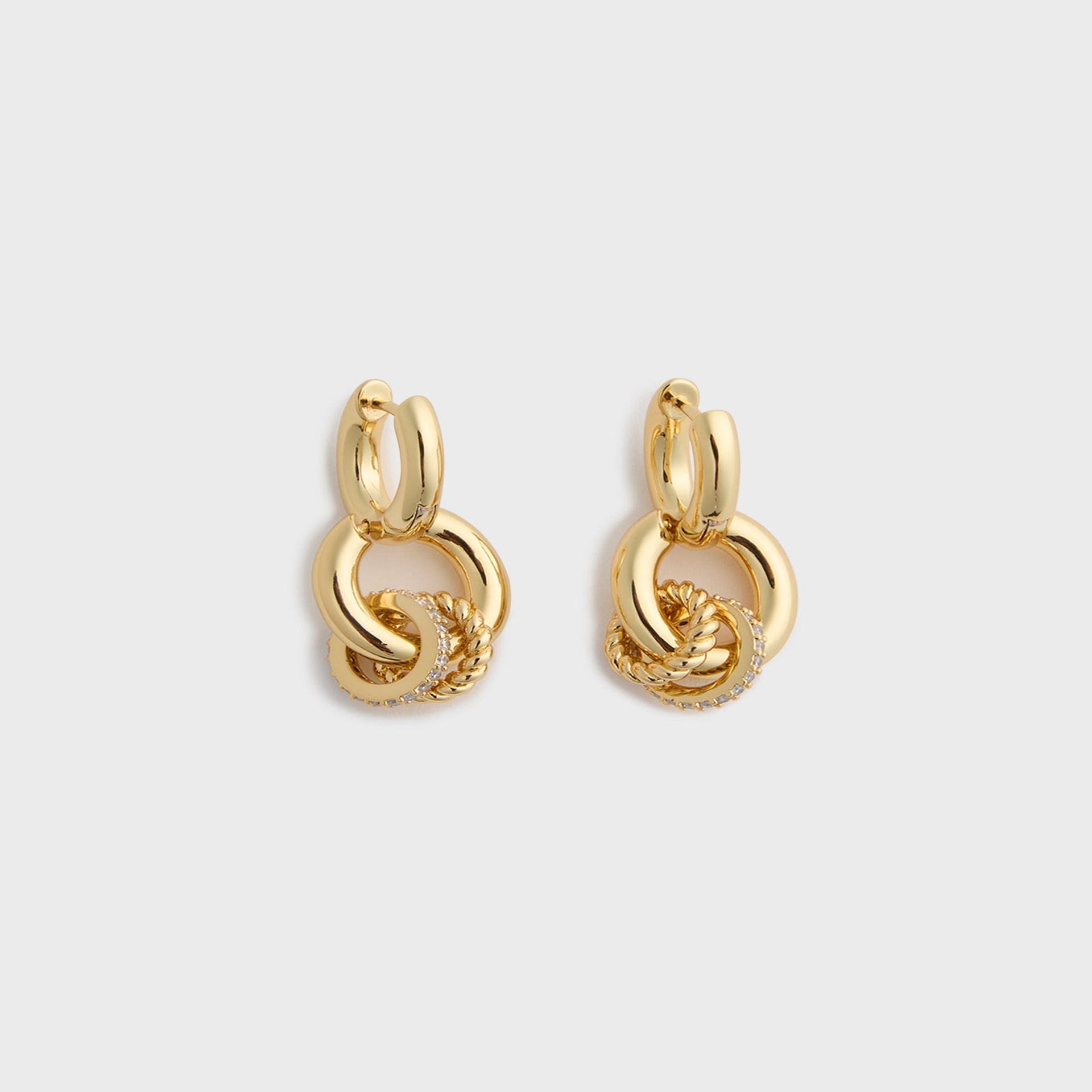 SHASHI Hunter Huggie Earring in Gold