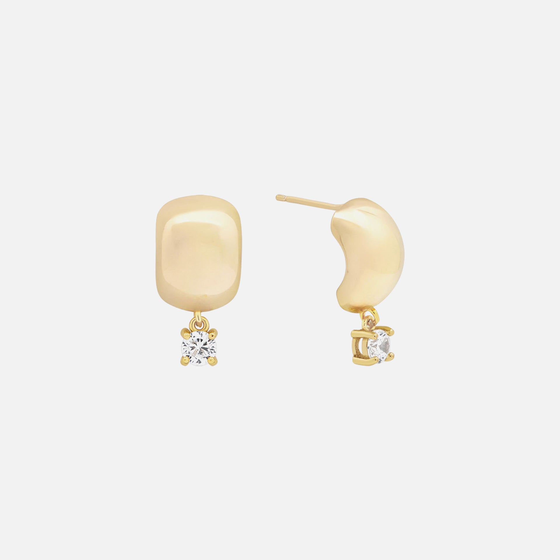 SHASHI Aoki Hoop Earring - Gold