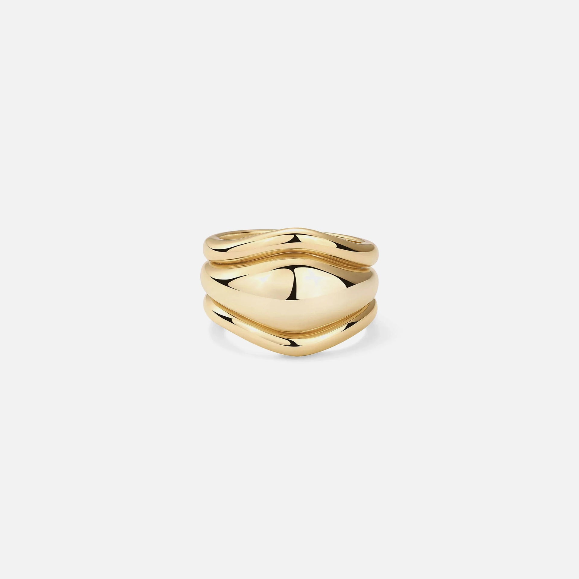 SHASHI Delphine Ring Set - Gold