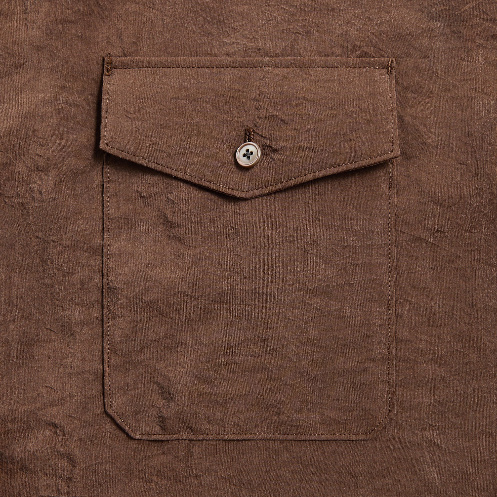 Lemaire Convertible Collar Shirt - Brunette – Kith