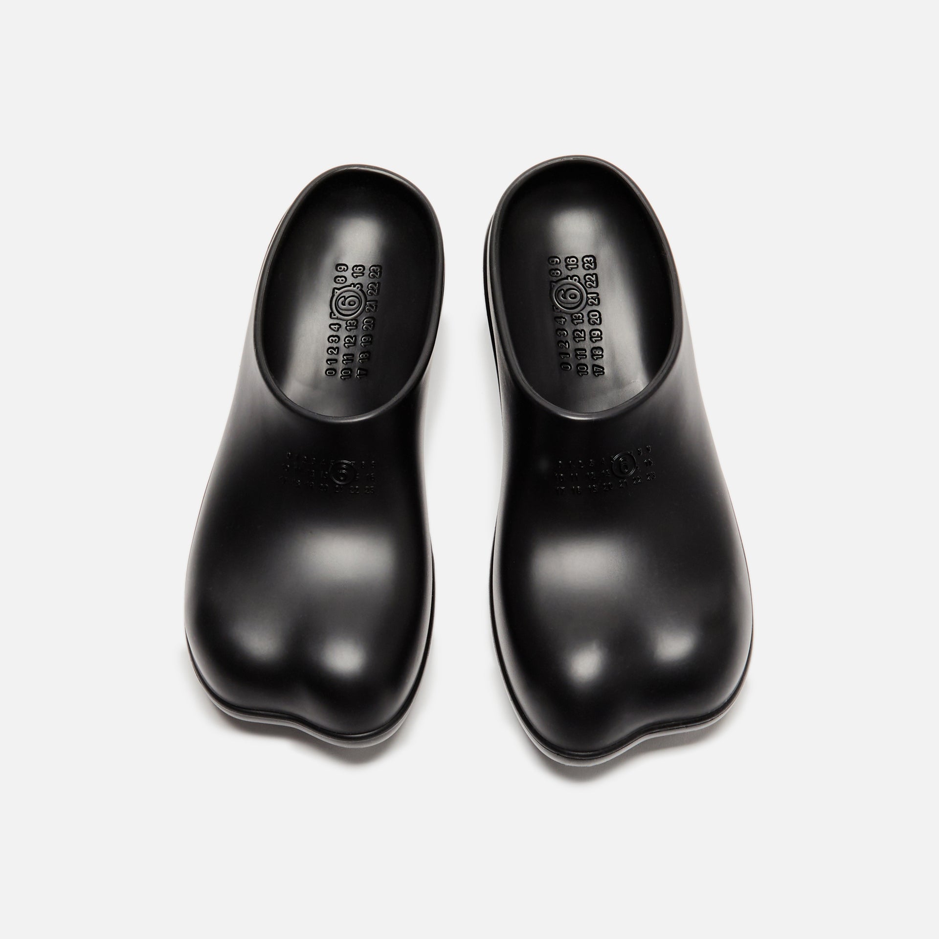 MM6 Maison Margiela Anatomic Clog Slipper - Black