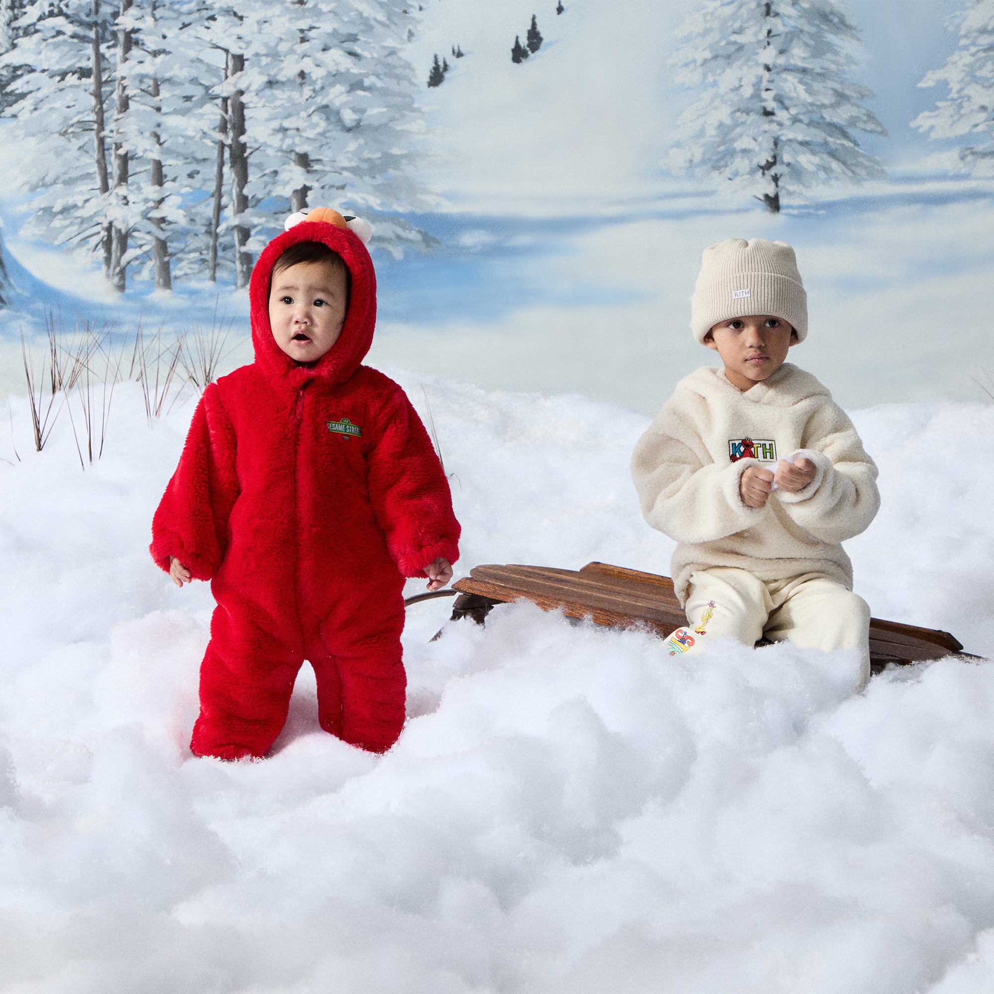 Kith Kids for Sesame Street Sherpa Hoodie - Sandrift Kith Kids for Sesame Street Sherpa Hoodie - Sandrift