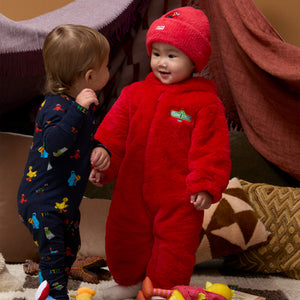 Kith Baby for Sesame Street Furry Elmo Coverall - Race