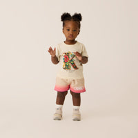 Kith Baby Floral K Tee - Sandrift