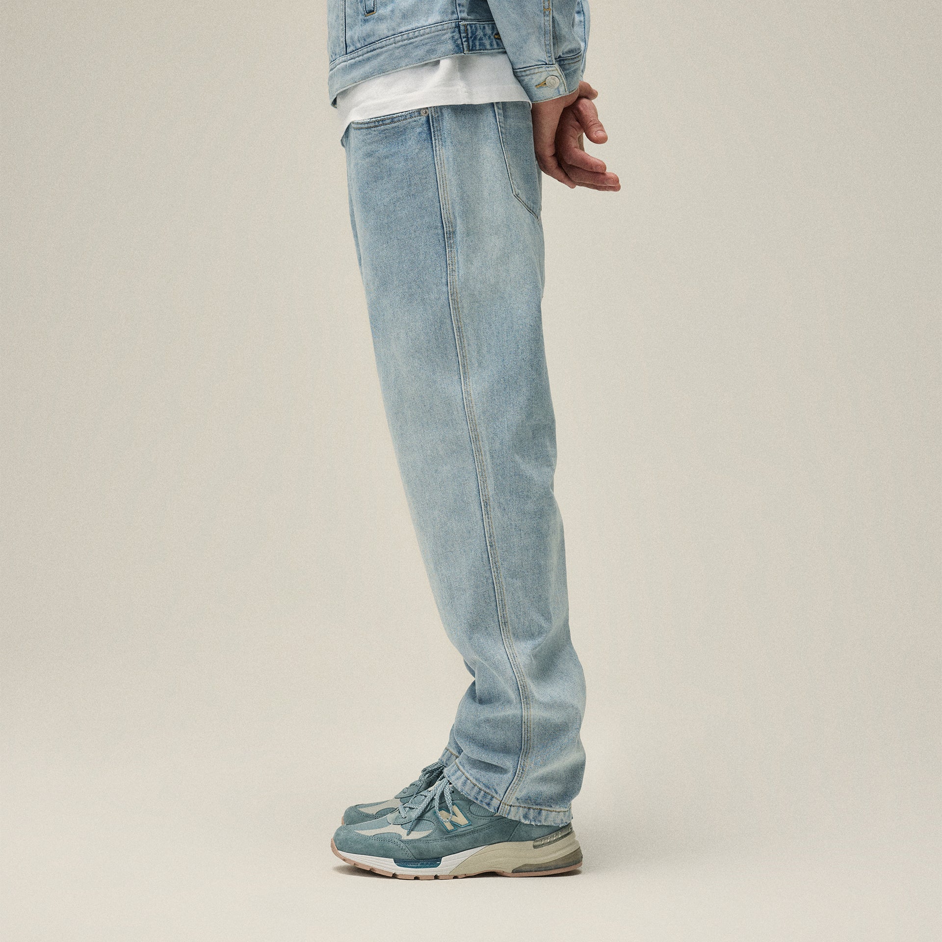 Kith Centre Straight Jean - Light Indigo