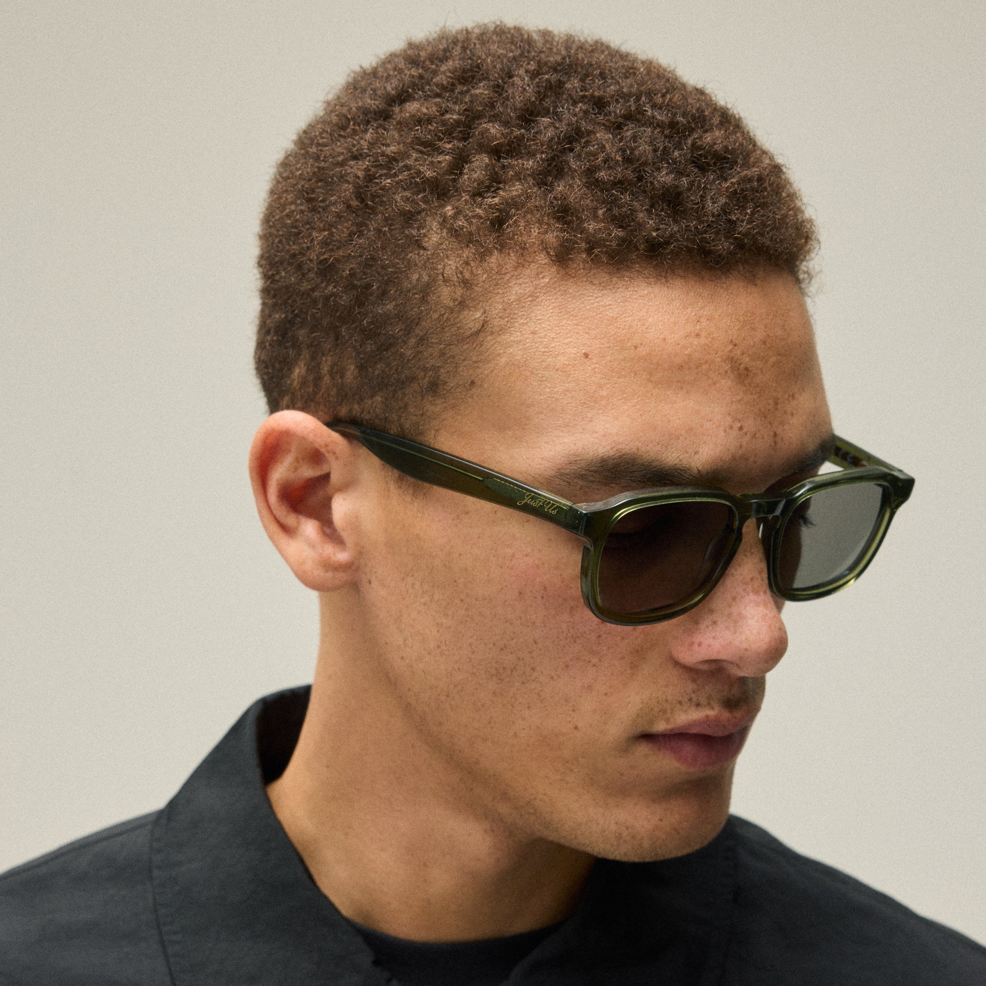 Kith Napeague Sunglasses - Green Crystal / Grey