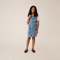 Kith Kids Floral Paisley Chambray Dress - Kent Light Wash
