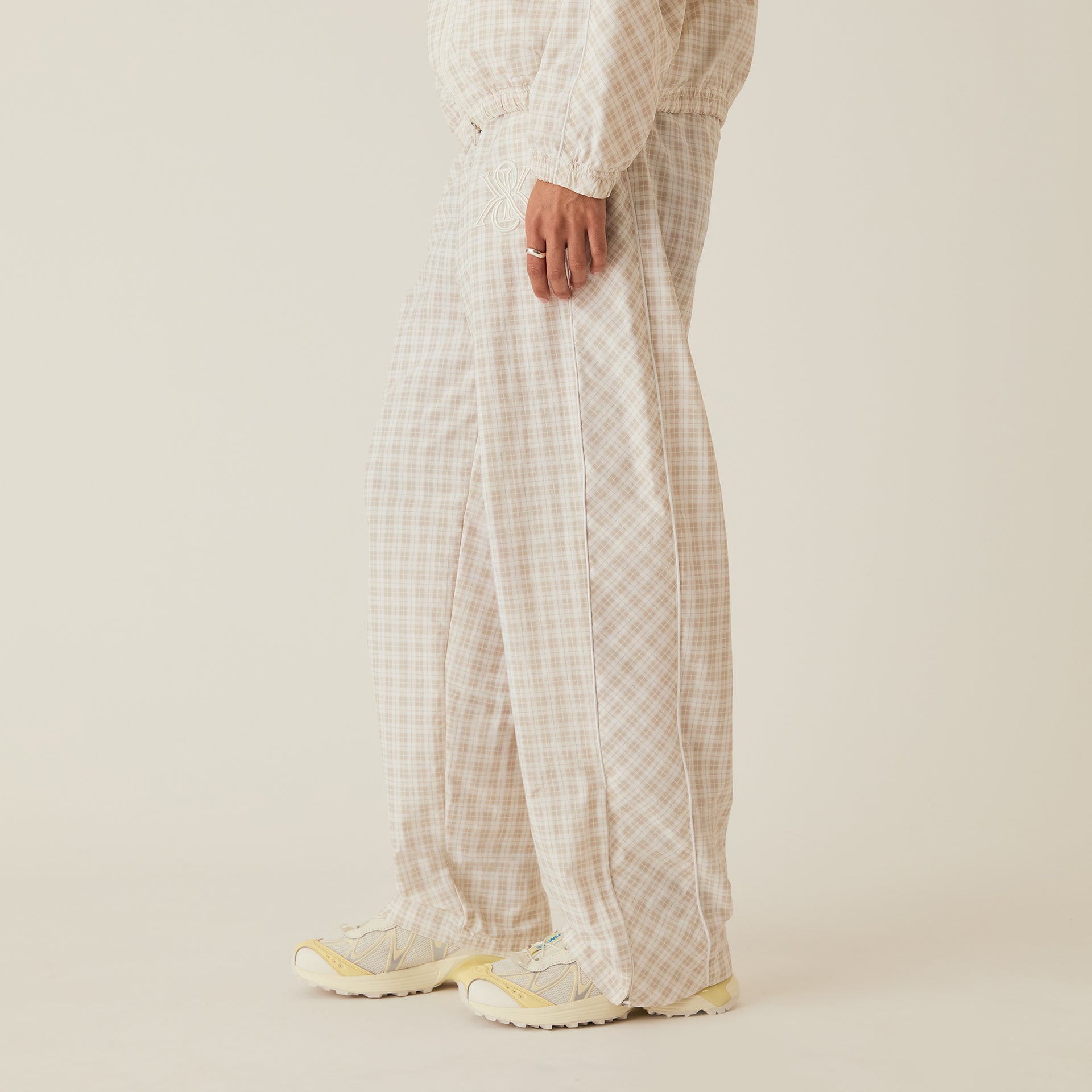 Kith Women Azariah Check Track Pant - White