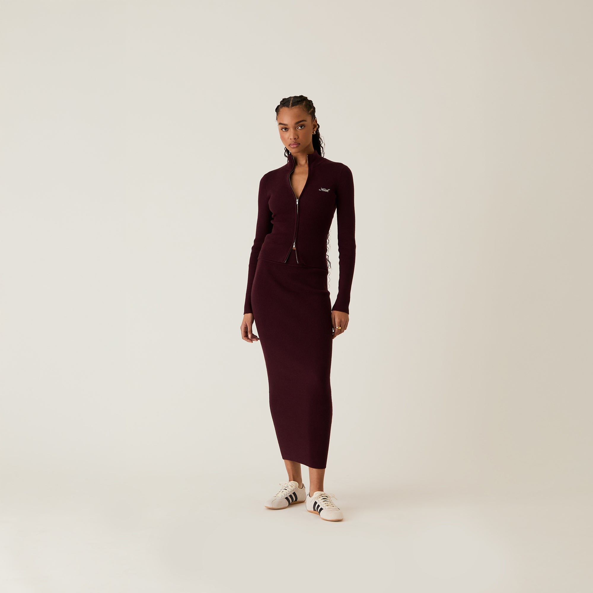 Kith Women Wrenley Crest Track Jacket - Whisper