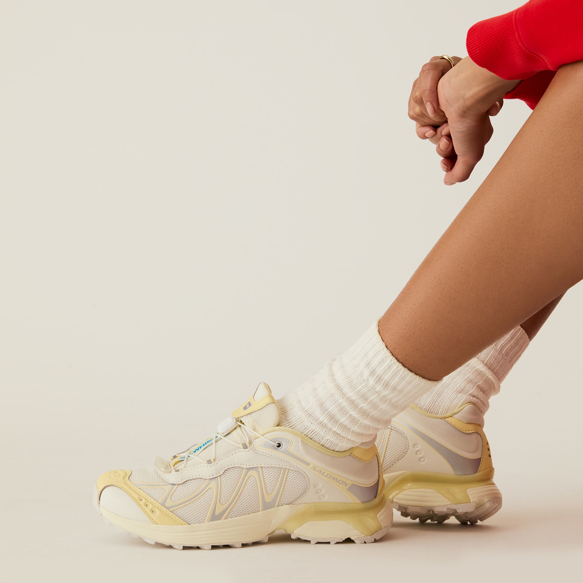 Kith for Salomon XT-Whisper - Vanilla / Transparent Yellow / Silver