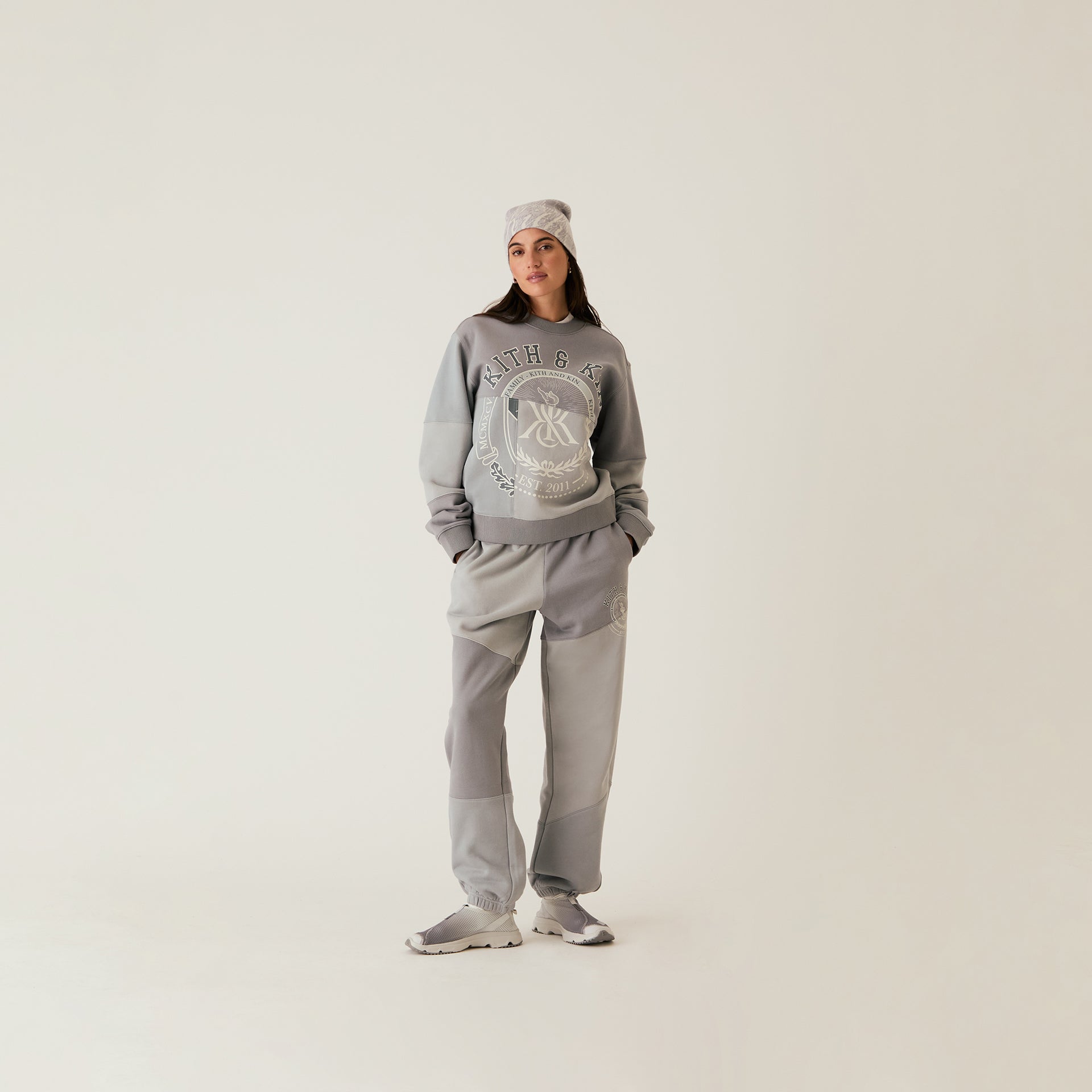 Kith Women Chelsea III Patchwork Sweatpant - Statue