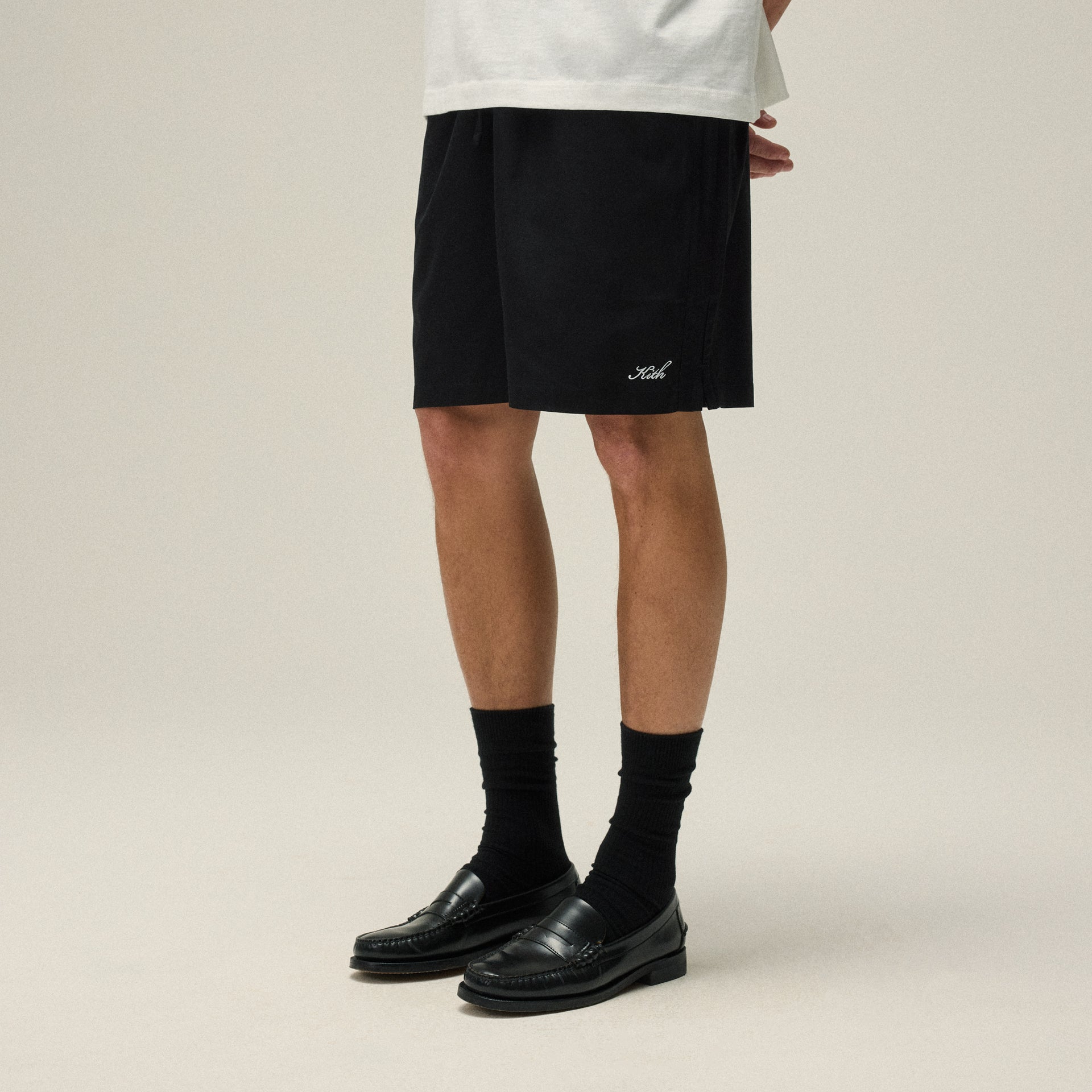 Kith Twill Collins Swim Short - Black