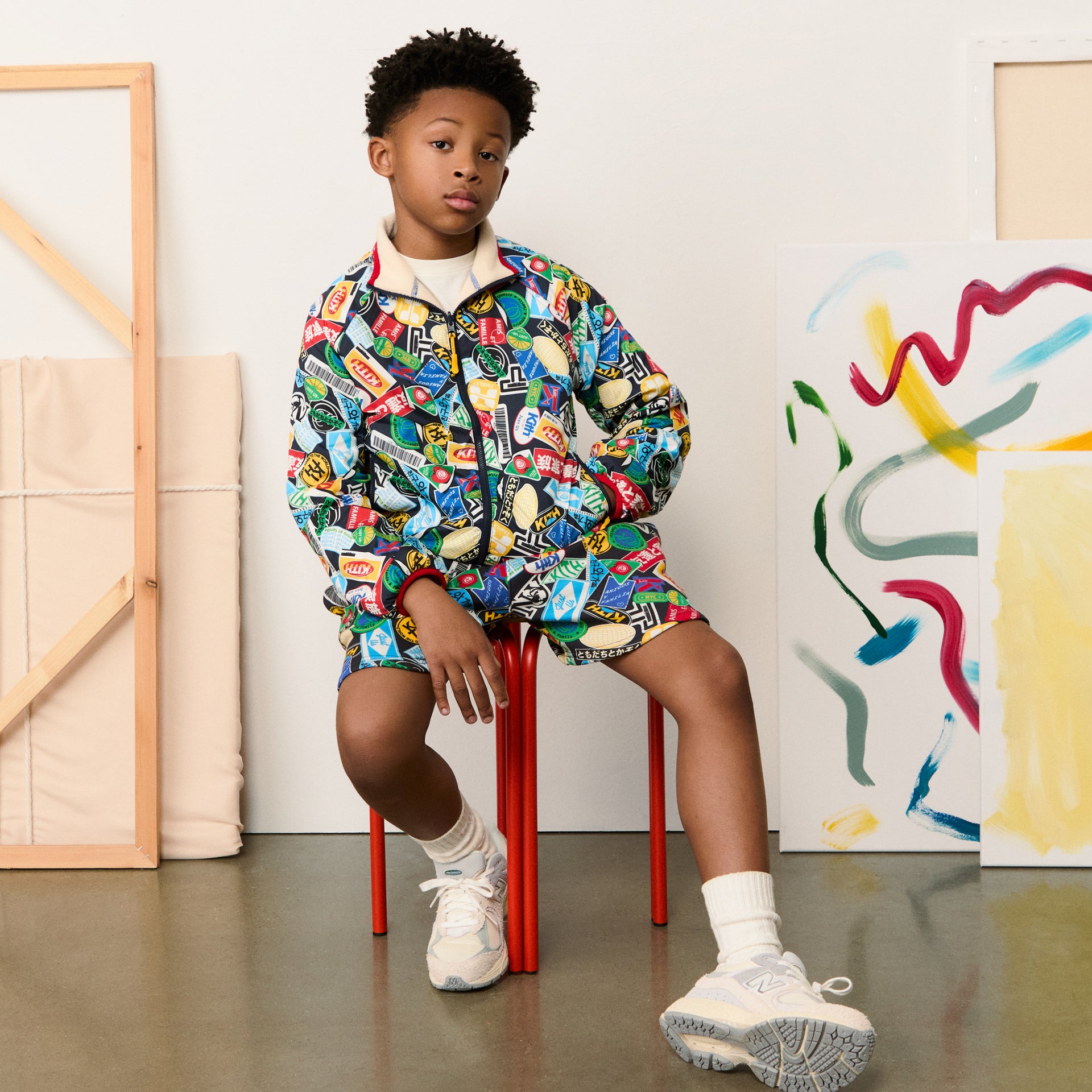 Kith Kids Reversible Claremont Jacket - Waffle