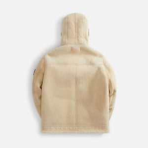 Stone Island Real Leather Blouson - Natural Beige