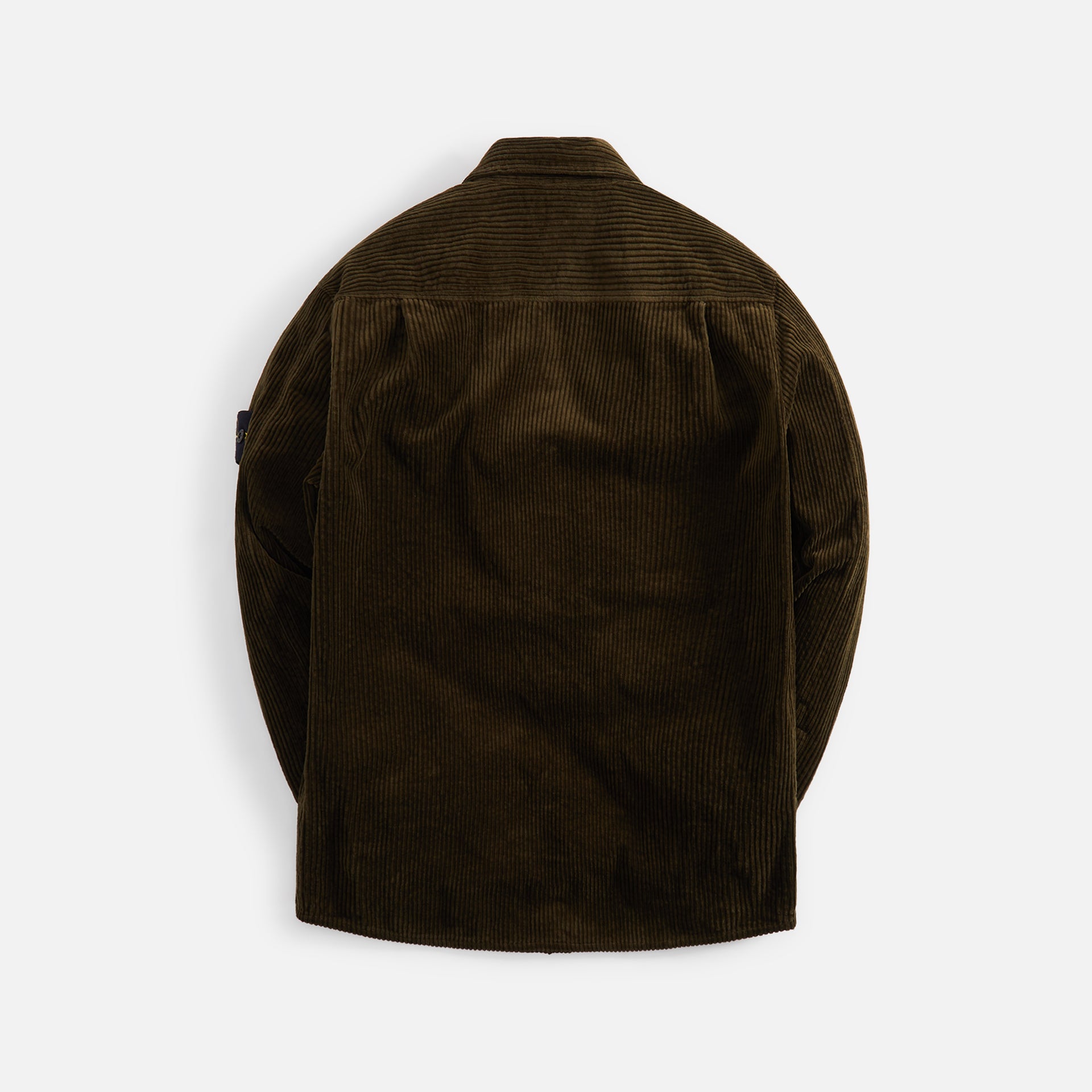 Stone Island Cotton Corduroy Overshirt - Olive