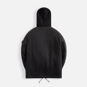 Stone Island Quilted Hooded Zip-Up Jacket - Lead Grey
