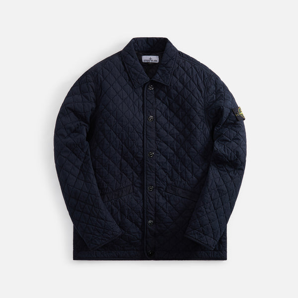 Stone Island Cotton Nylon Ribbed Fleece Sweatshirt - Black – Kith Europe