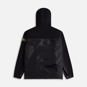 Stone Island Technical Hooded V-neck Jacket - Black