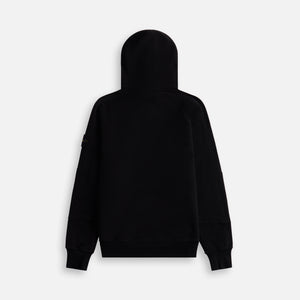 Stone Island Garment Dyed Zip Hoodie - Black