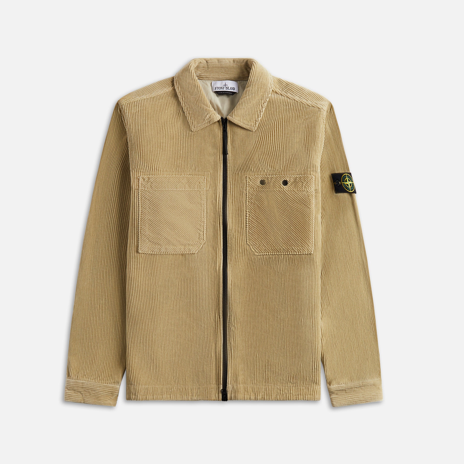 Stone Island Corduroy Overshirt Plaster – Kith