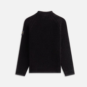 Stone Island Cotton Chenille Knit Sweater - Black