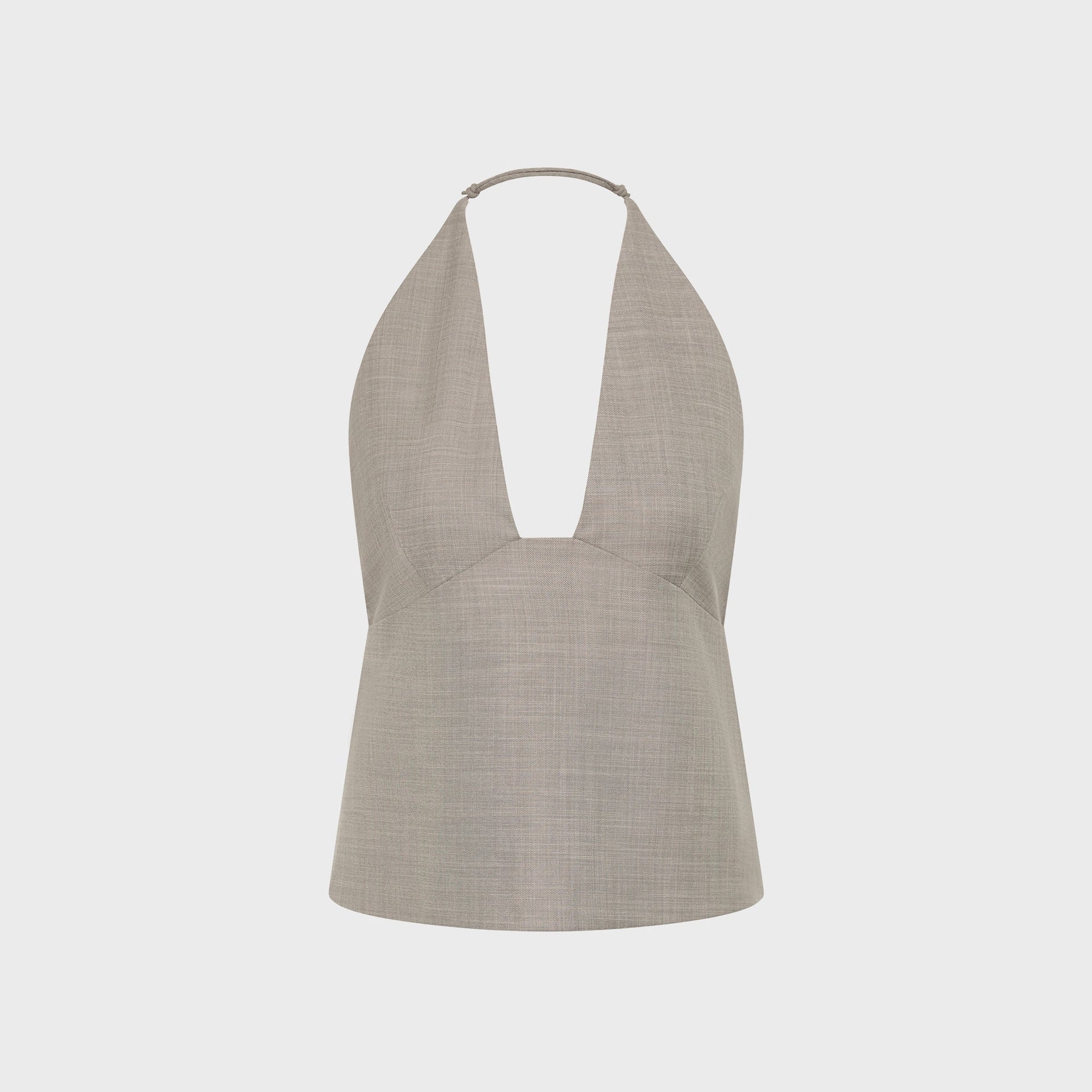 SIR Solene Halter Top - Grey Marle