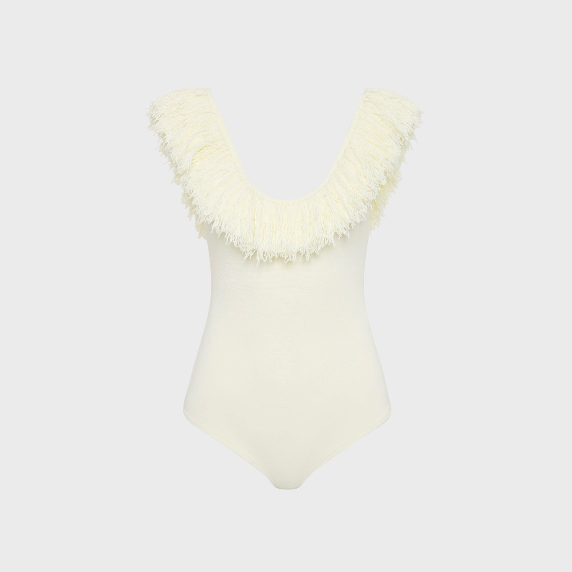 SIR Marcelline Fringe Bodysuit - Ivory