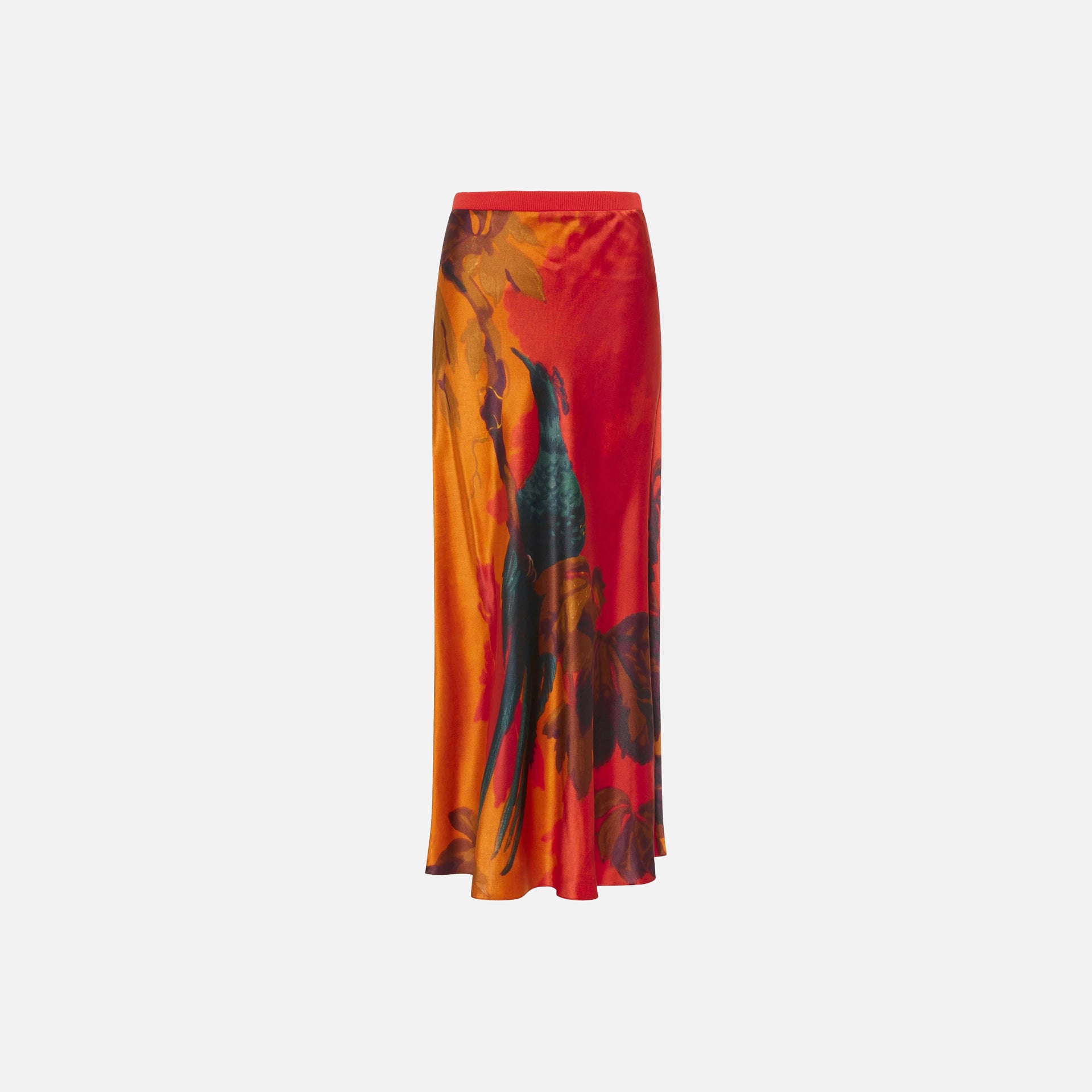 SIR Lush Midi Skirt - Red