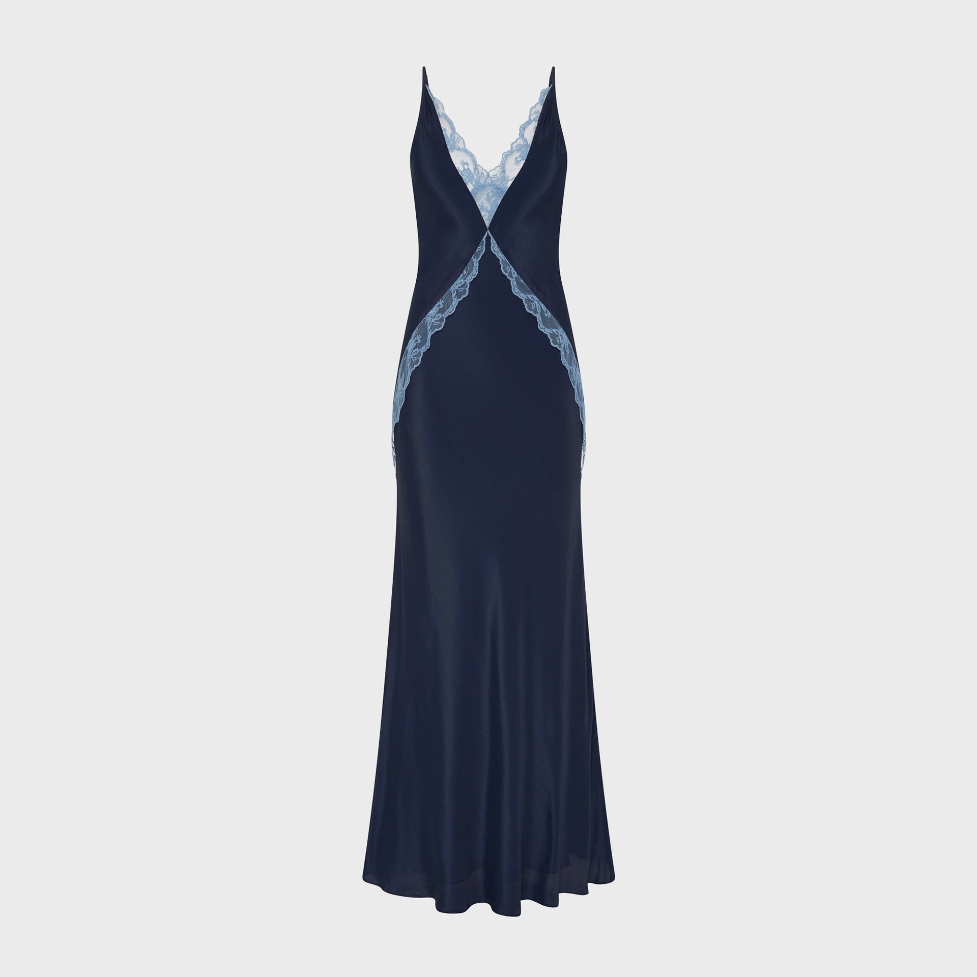SIR Elsie Lace Gown - Navy
