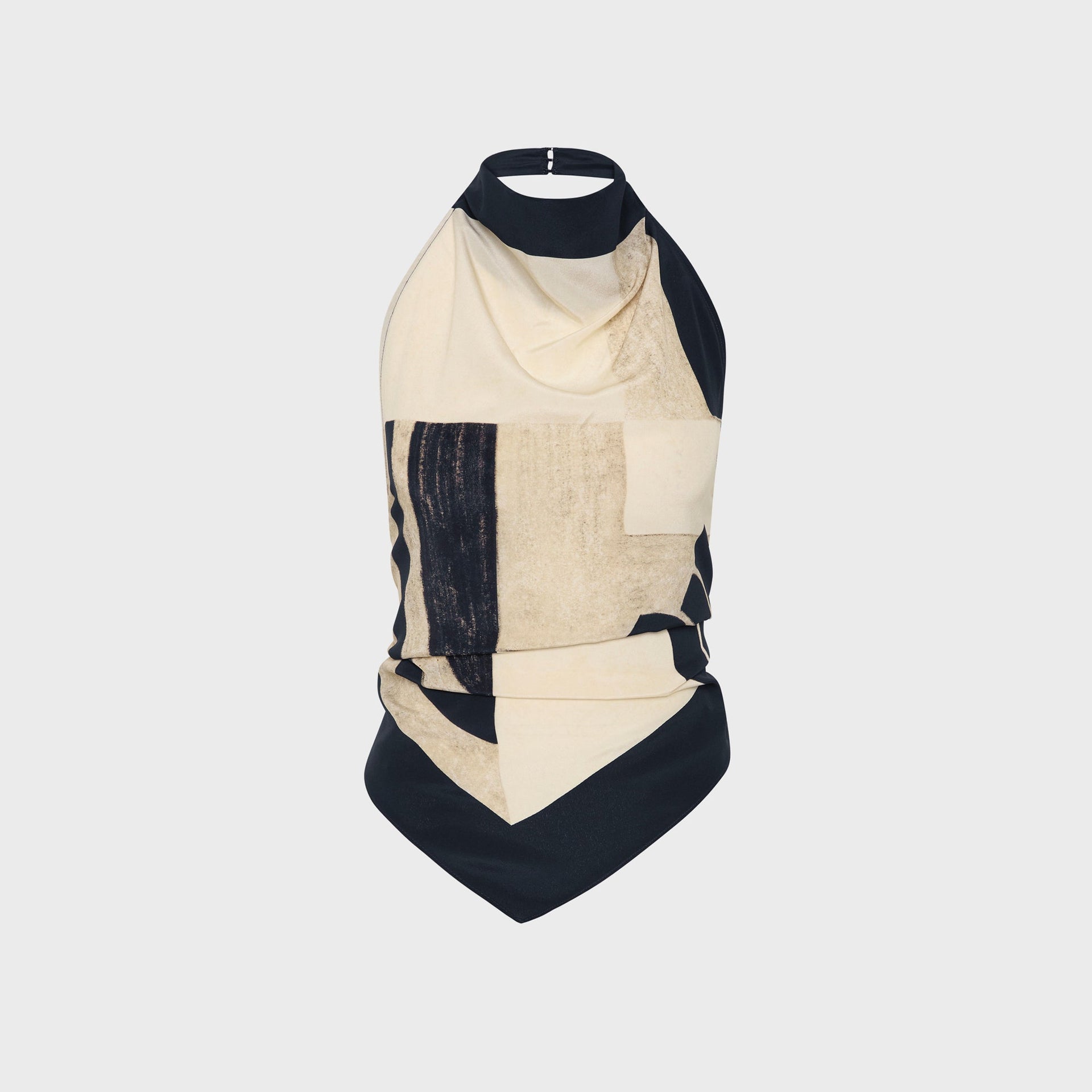SIR Sona Halter Tie Top - Geo Scape