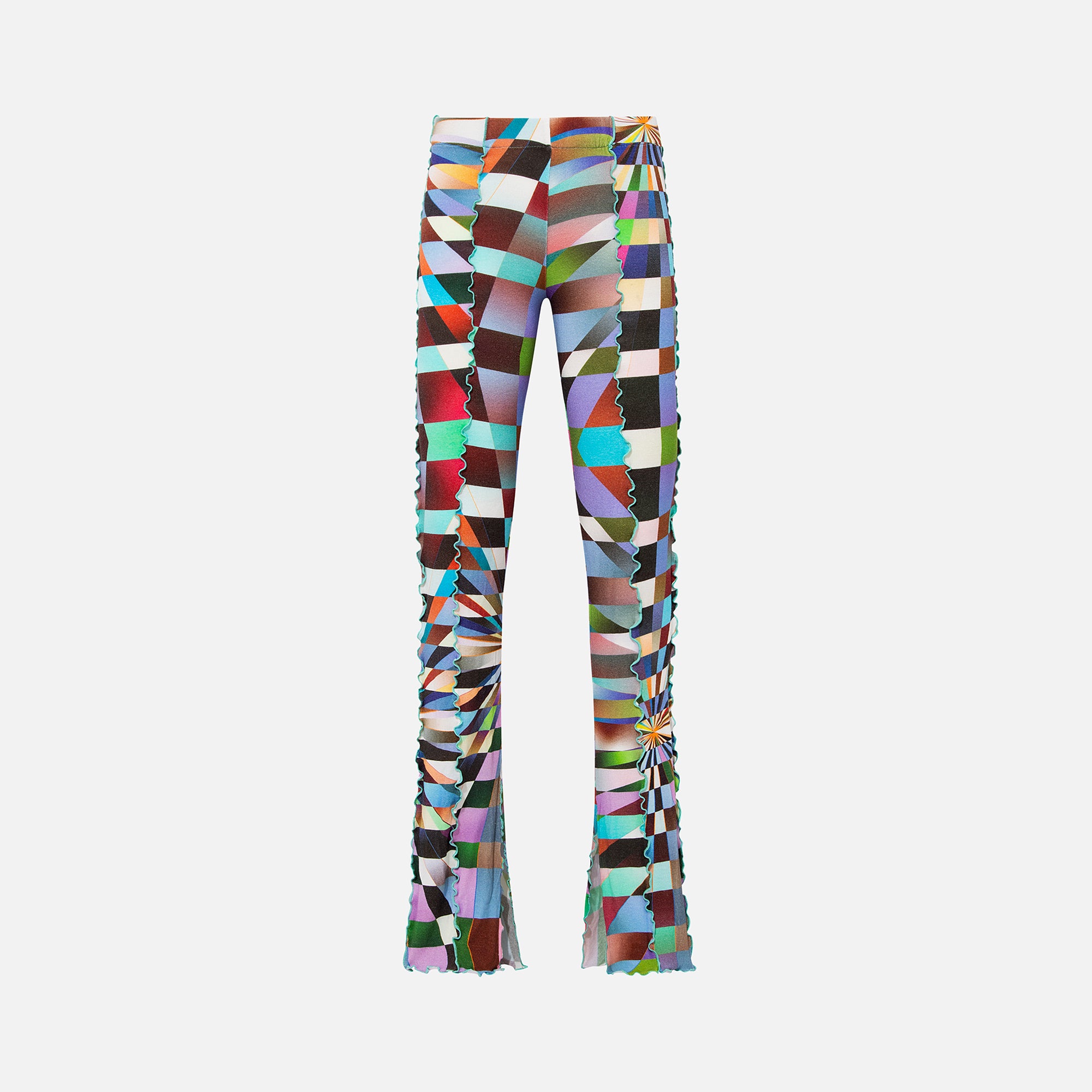 Siedres Kaleidoscope Printed Knit Pants - Multi