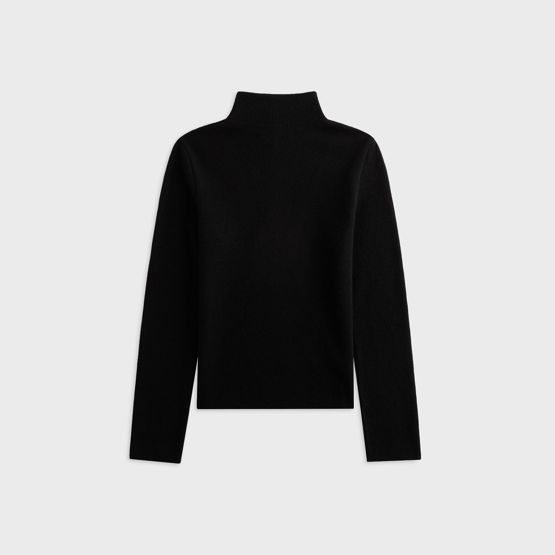 Siedres Elora High Collar Knit Top - Black