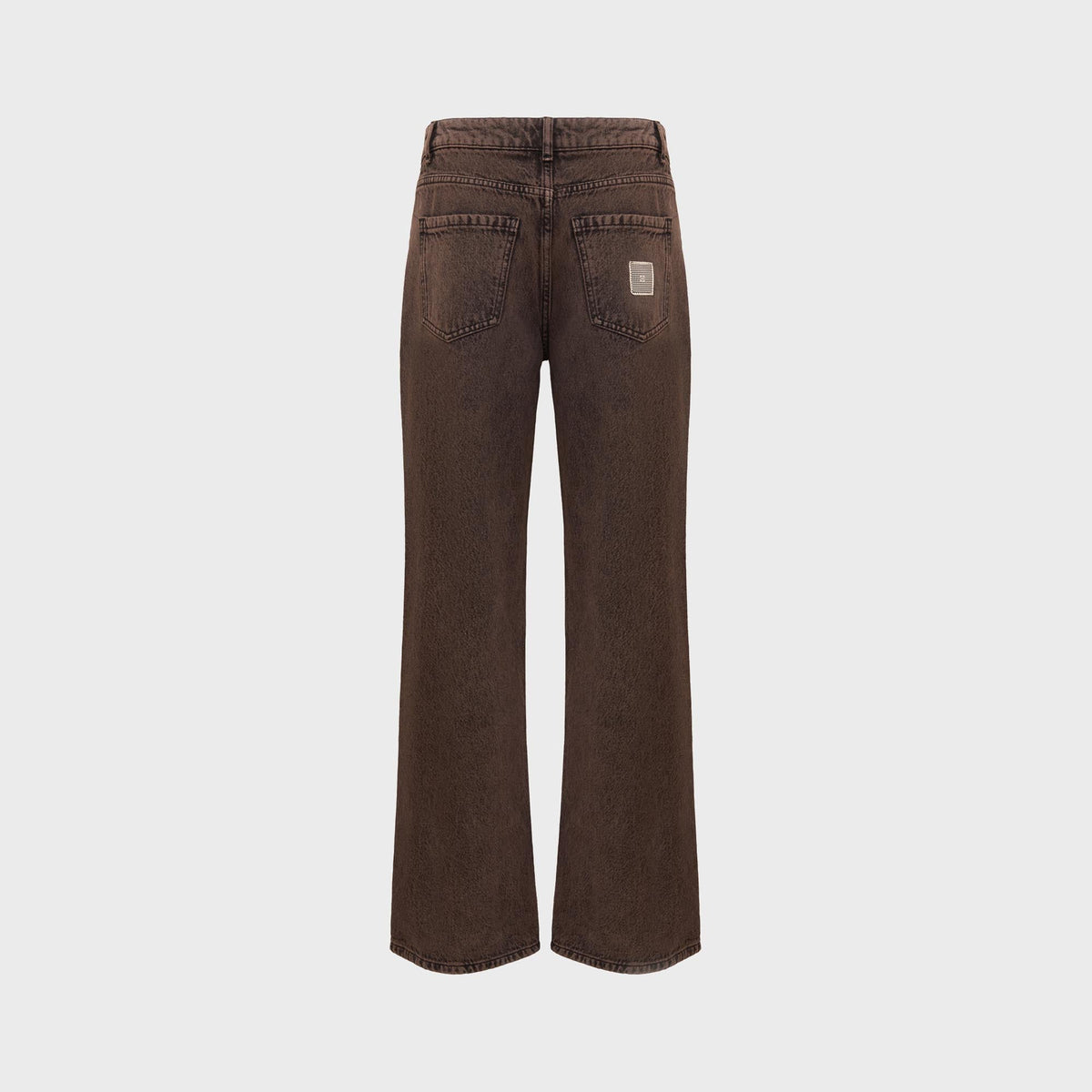 Siedres Junie Studded Denim Pant - Brown