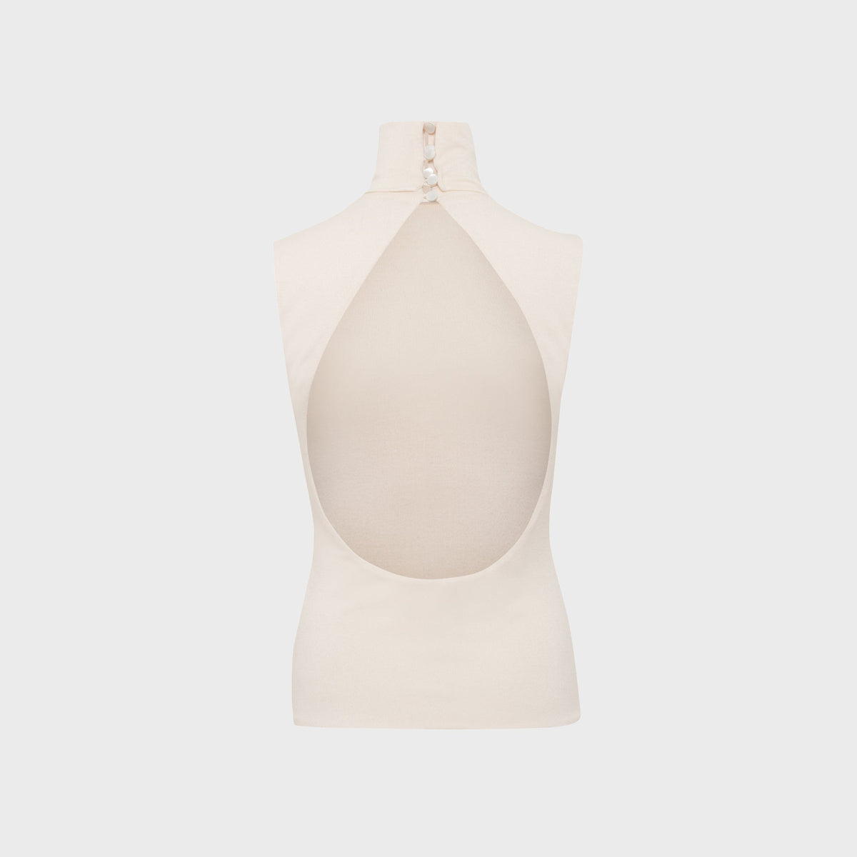 Siedres Lori Sleeveless Knit Top - Ecru