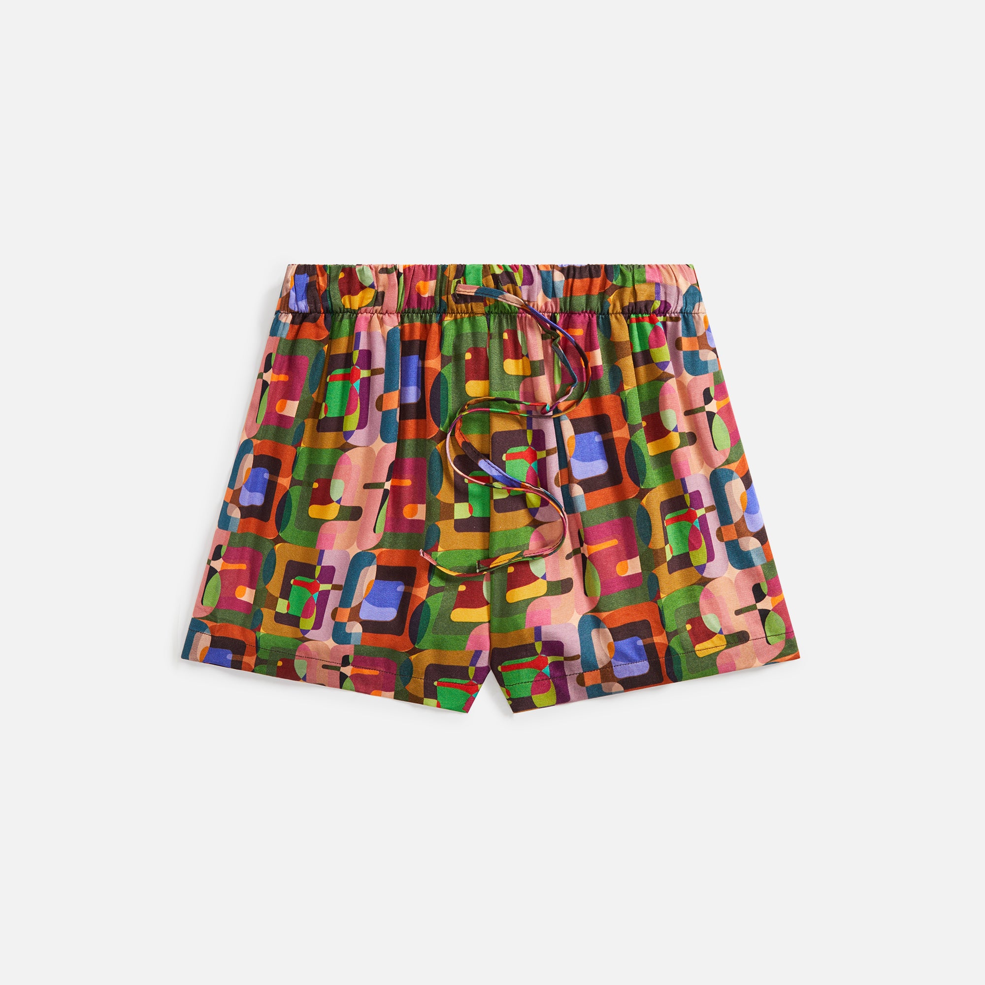 Siedres Exclusive Zyon Printed Satin Boxer Short - Multi