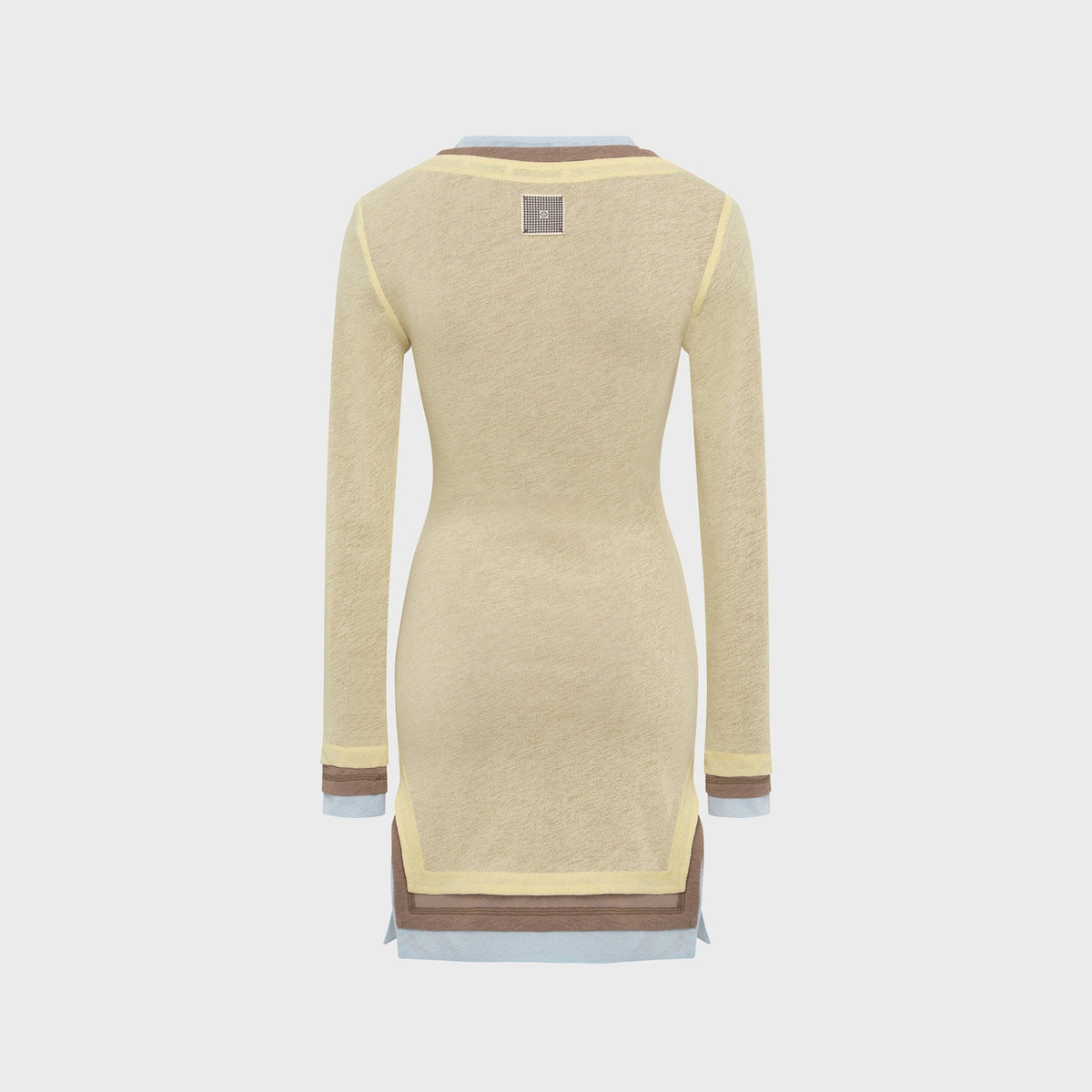 Siedres Lyna Contrast Layered Mesh Mini Dress - Multi