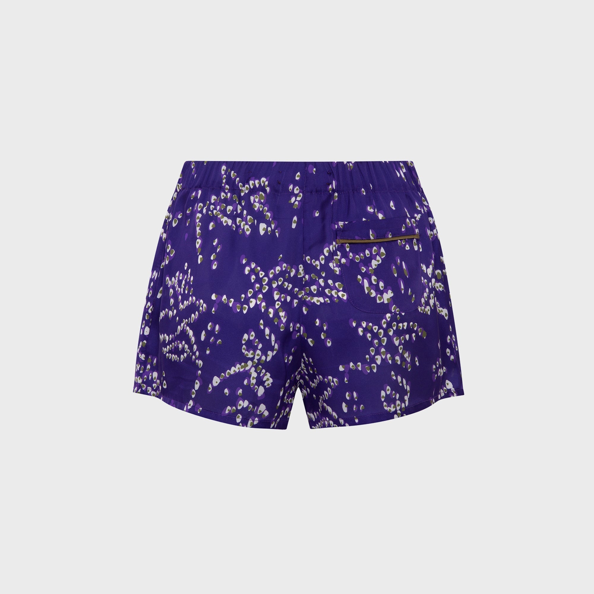 Siedres Ariana Floral Print Mini Short - Purple – Kith