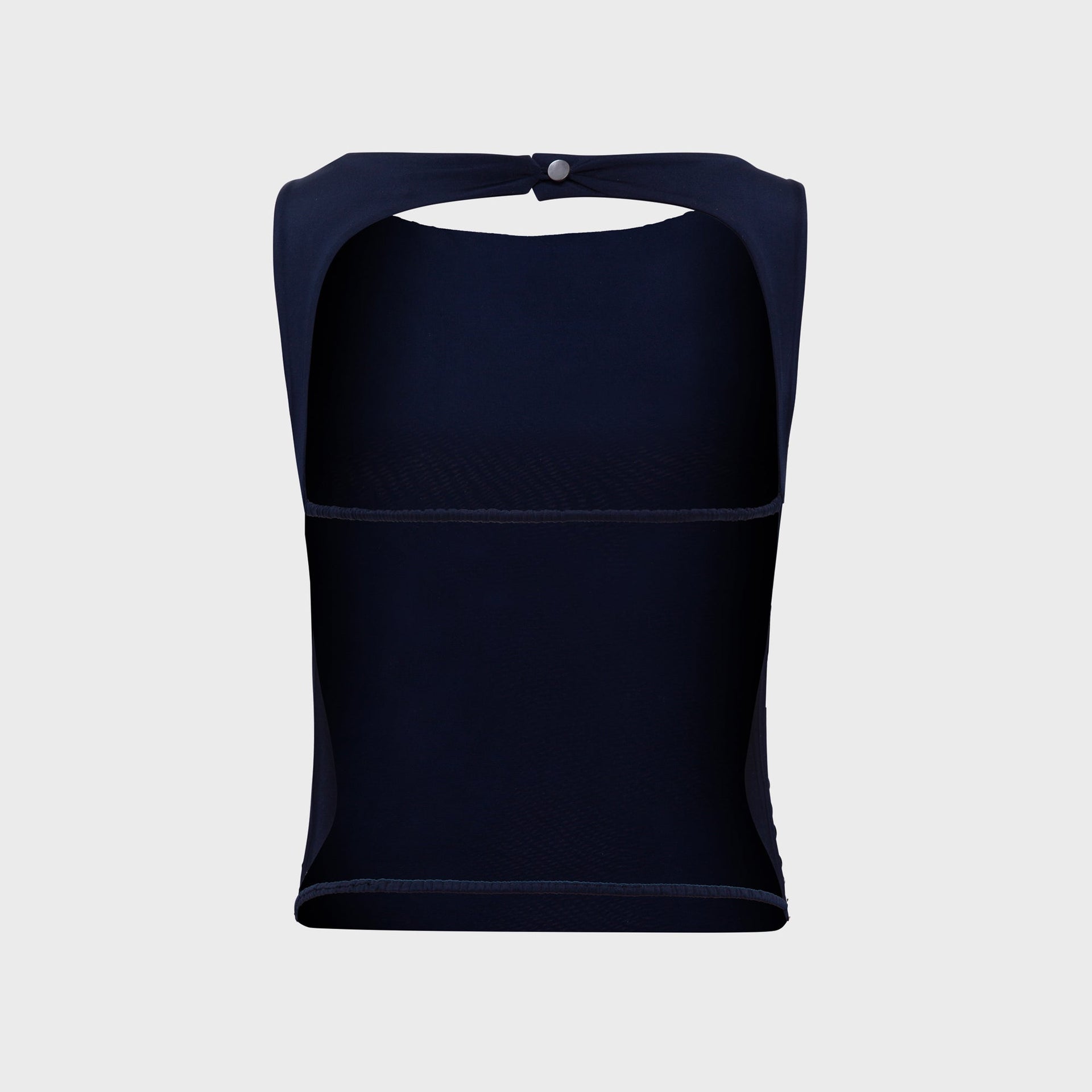 Siedres Zelna Fitted Jersey Top - Navy