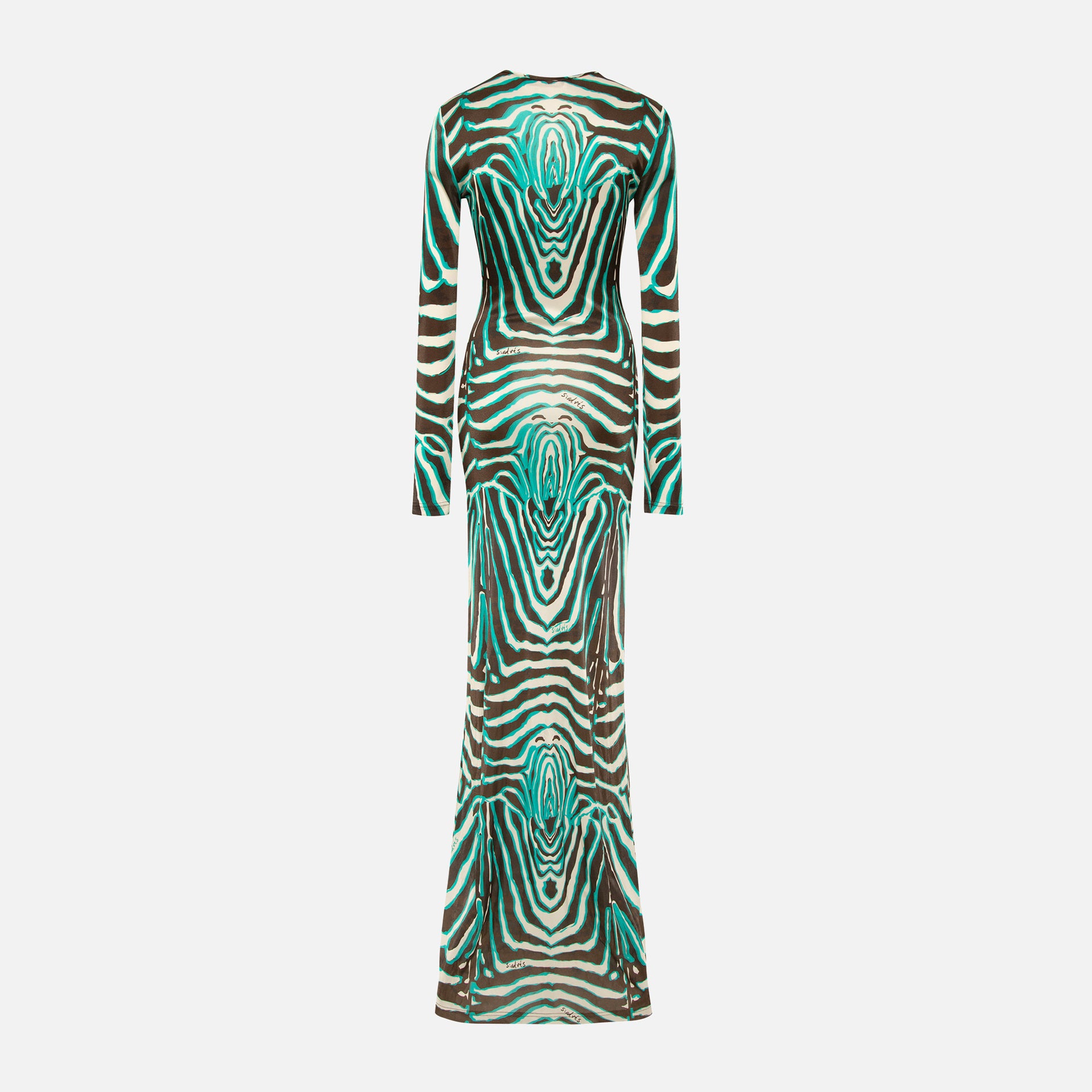 Siedres Magy Maxi Dress - Zebra Multi