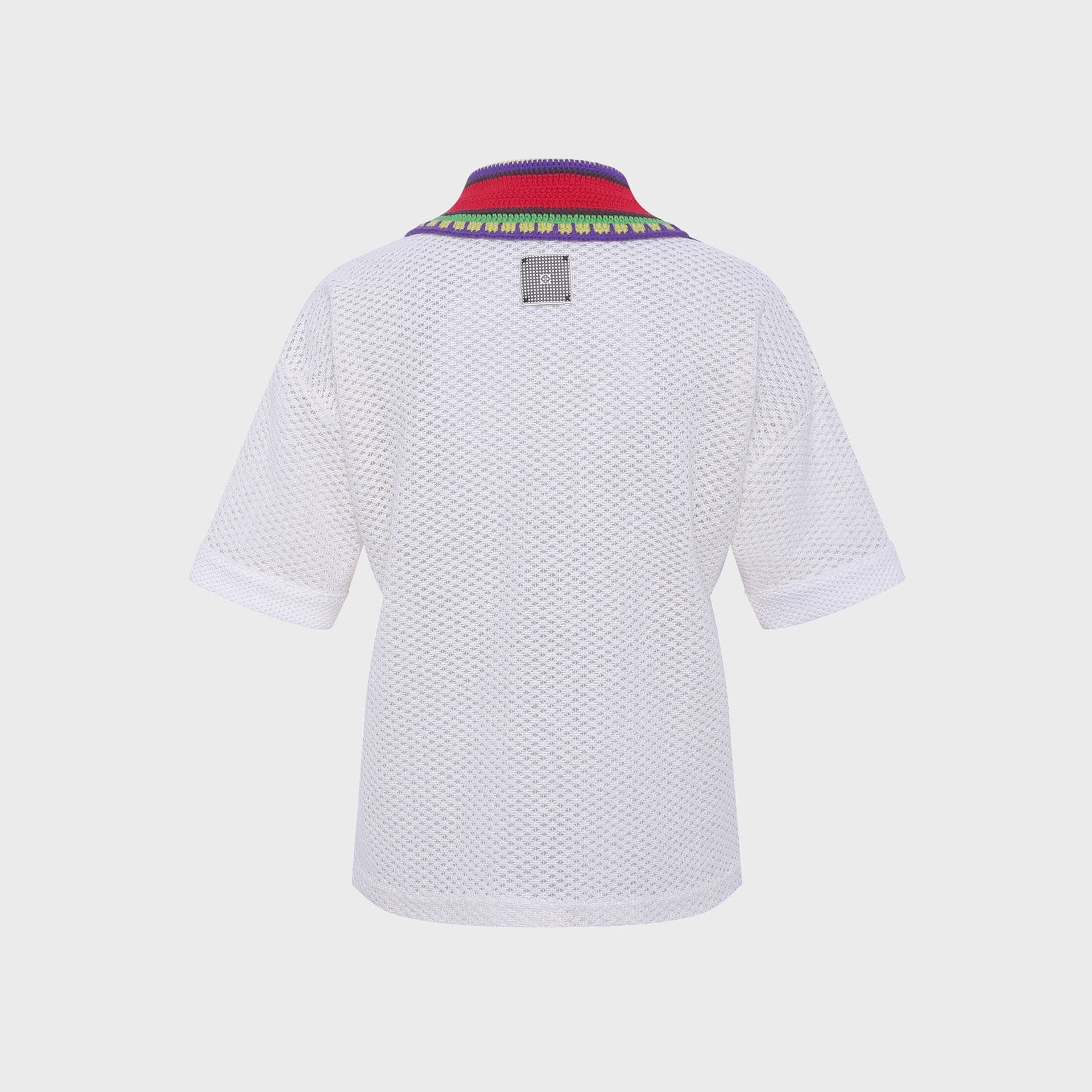 Siedres Leo Boxy Fit Short-Sleeve Polo - Ecru
