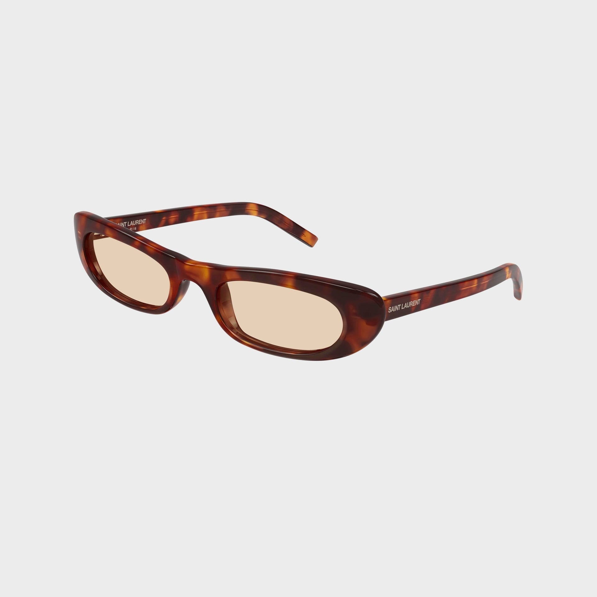 Saint Laurent Round Sunglasses - Havana / Brown