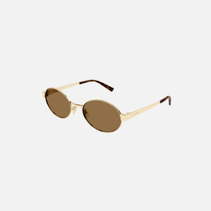 Saint Laurent 692 Metal Frame Sunglasses - Gold