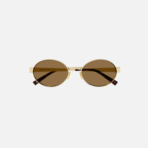 Saint Laurent 692 Metal Frame Sunglasses - Gold