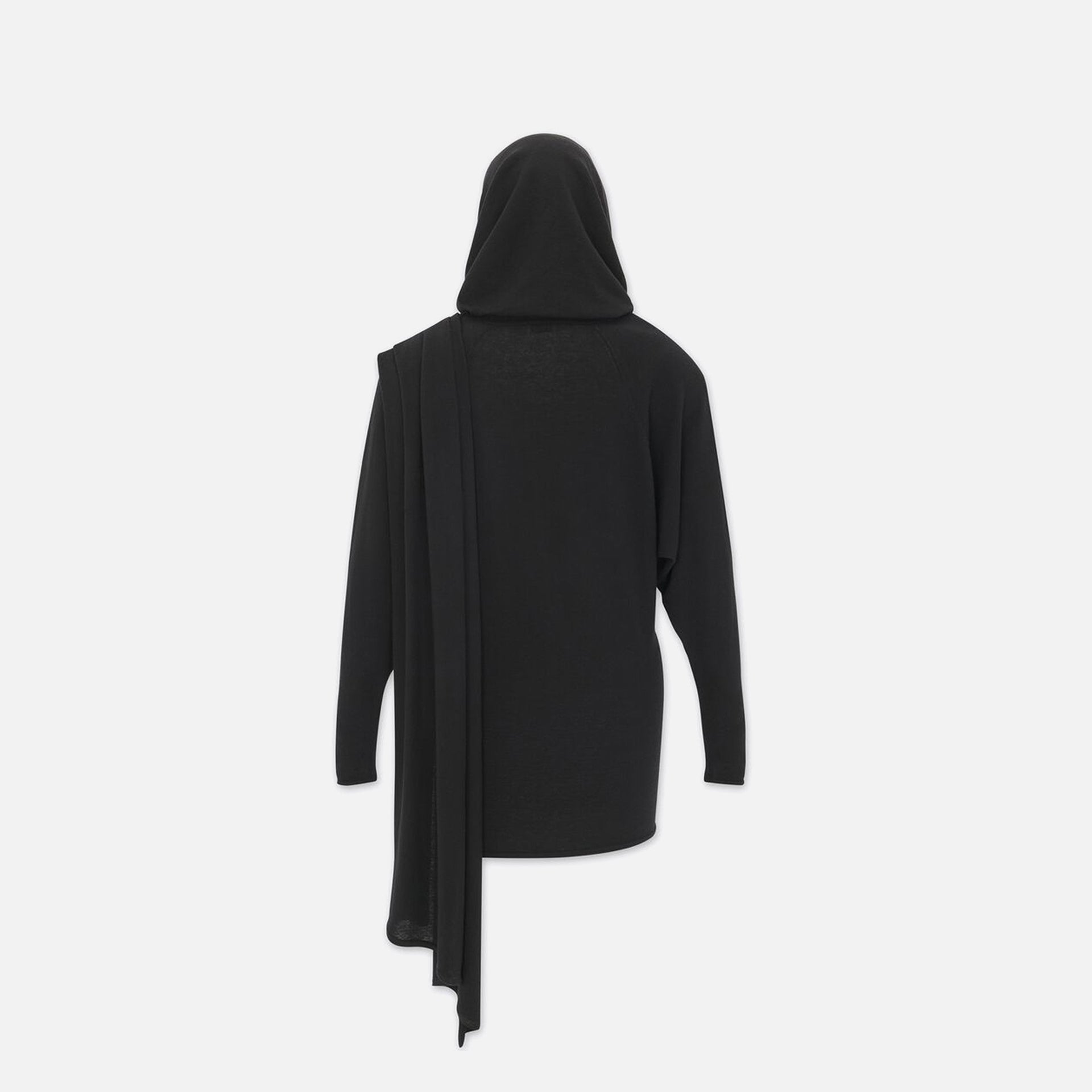 Saint Laurent Hooded Dress - Black