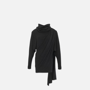Saint Laurent Hooded Dress - Black