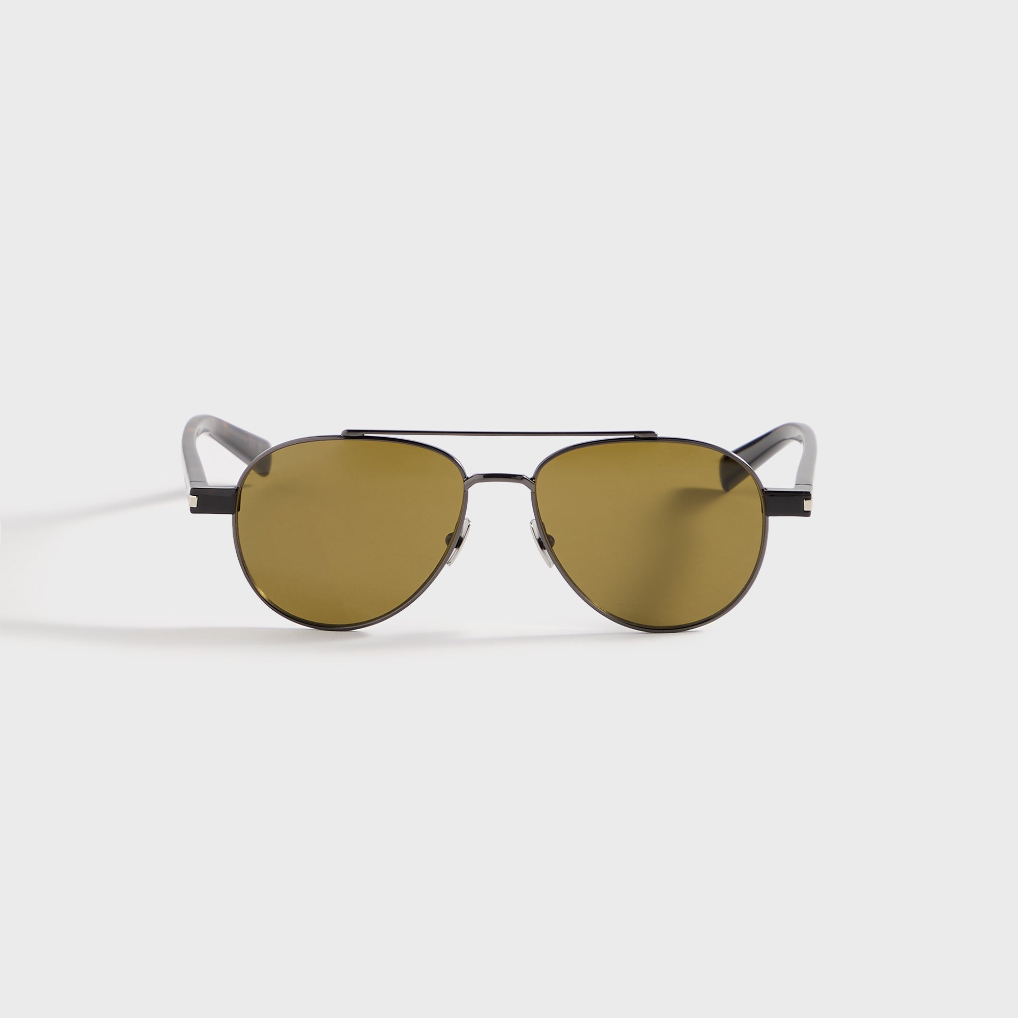 Saint Laurent 843 Sunglasses - Ruthenium / Havana / Brown – Kith