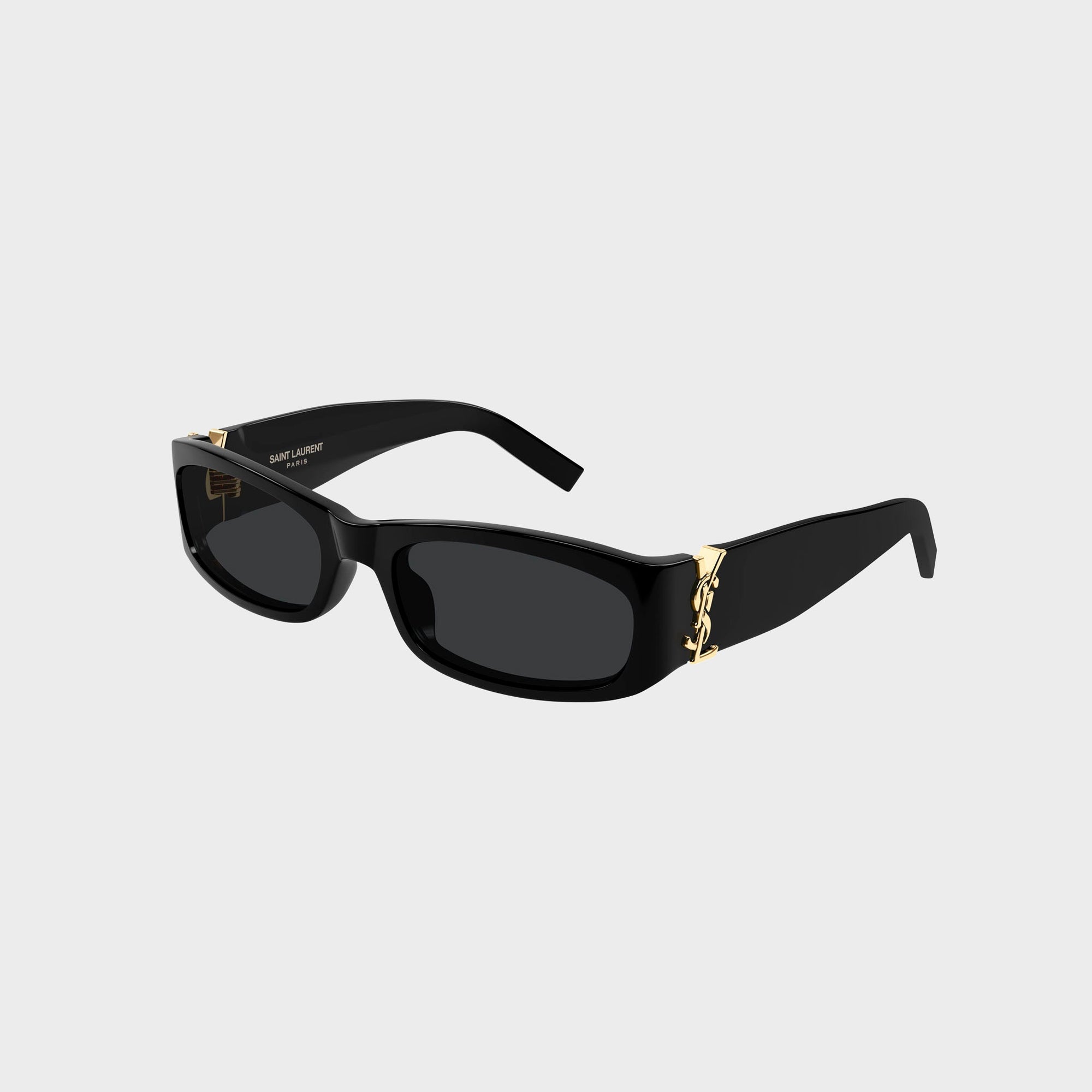 Saint Laurent SL 740 Acetate Sunglasses - Black / Black – Kith