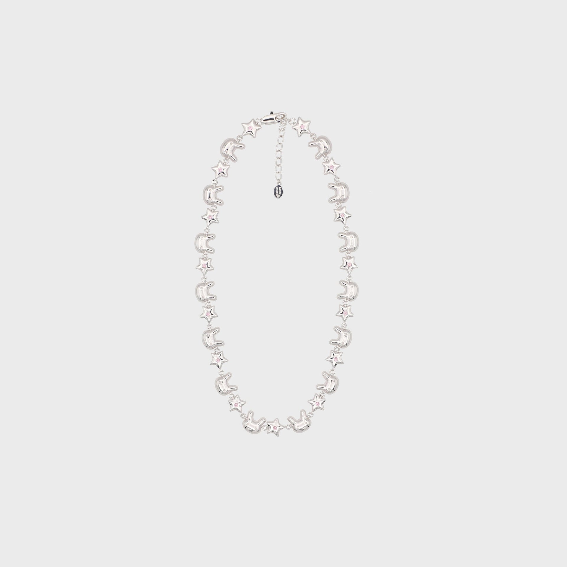 Sandy Liang Terminator Bunny Star Necklace - Silver